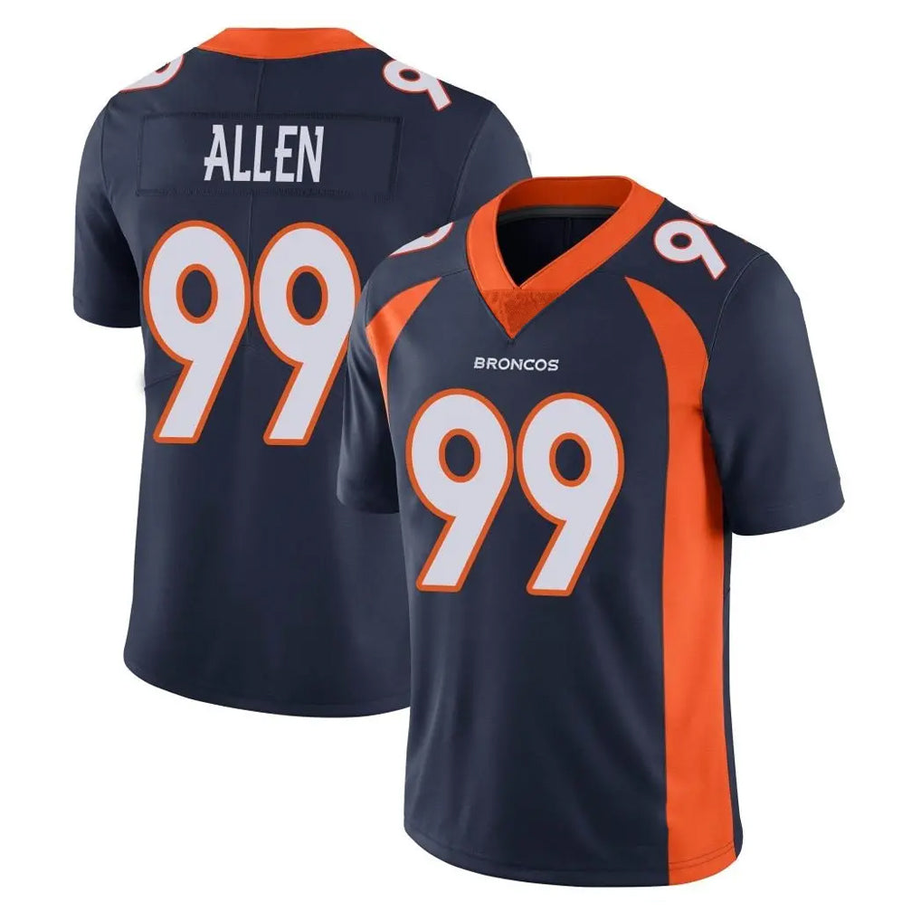 Friene D.Broncos #99 Zach Allen Player Navy Vapor Untouchable Limited Game Stitched Jerseys