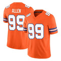 Friene D.Broncos #99 Zach Allen Player Orange Limited Alternate Vapor F.U.S.E. Throwback Game Stitched Jerseys