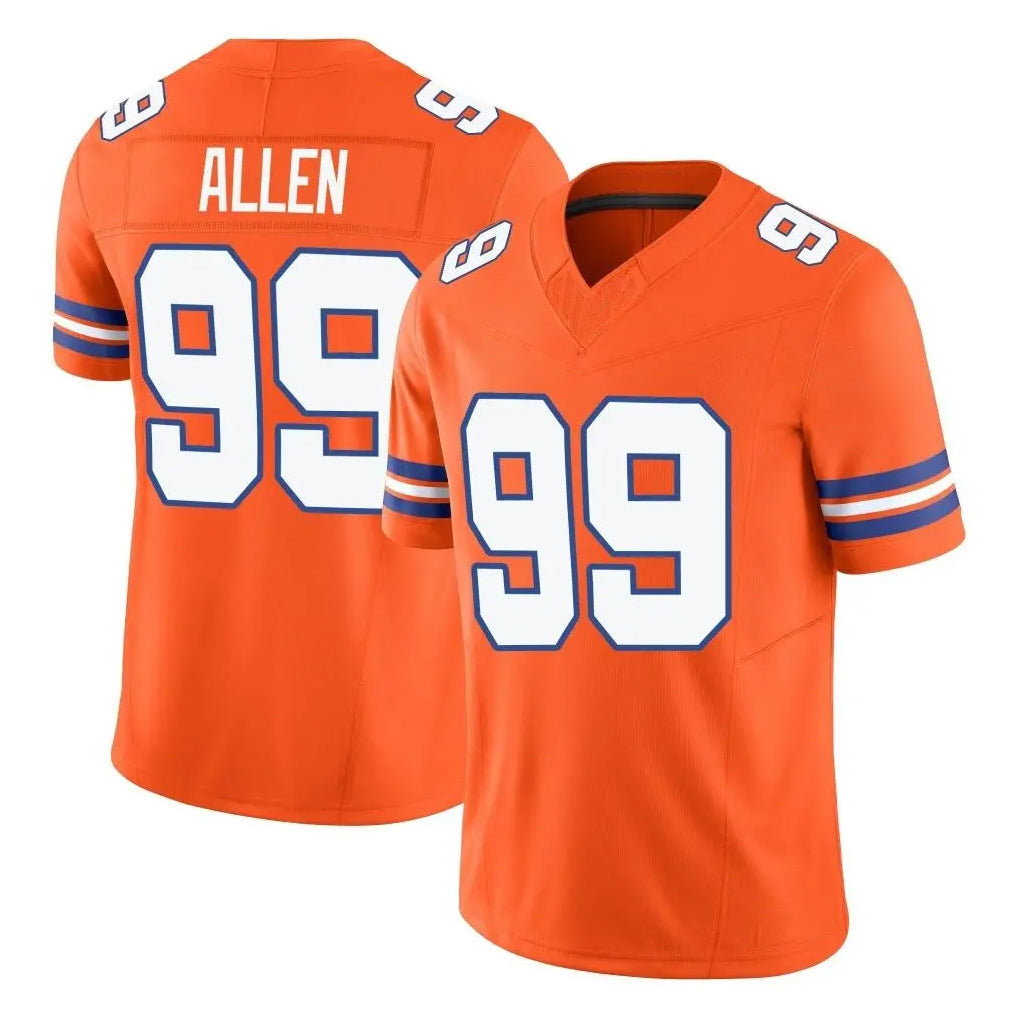 Friene D.Broncos #99 Zach Allen Player Orange Limited Alternate Vapor F.U.S.E. Throwback Game Stitched Jerseys
