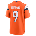 Friene D.Broncos #9 Talanoa Hufanga Orange Team Game Stitched Jerseys