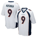 Friene D.Broncos #9 Talanoa Hufanga Player White Game Stitched Jerseys