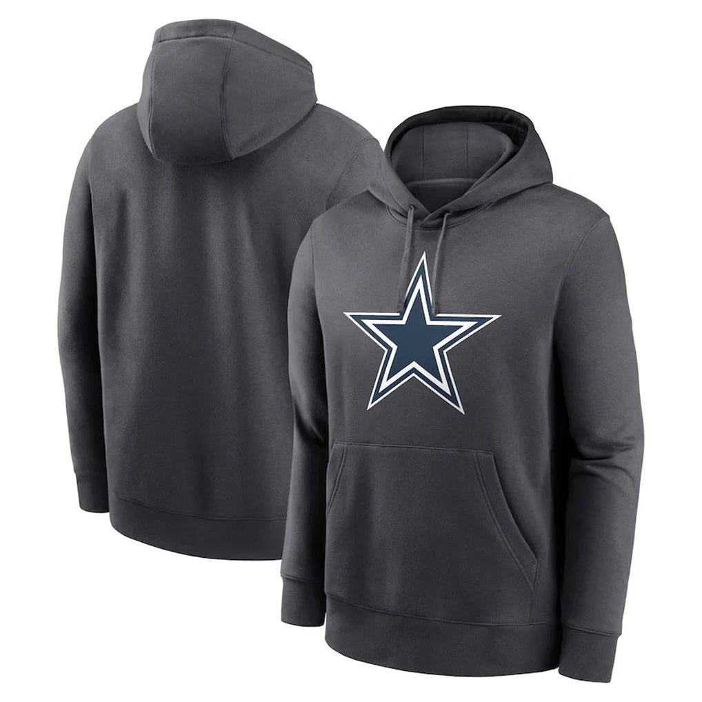 Friene D.Cowboys Ash One Color Pullover Hoodie Limited Blank Player Stitched Jerseys