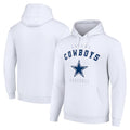 Friene D.Cowboys White Pullover Hoodies Limited Blank Player Stitched Jerseys