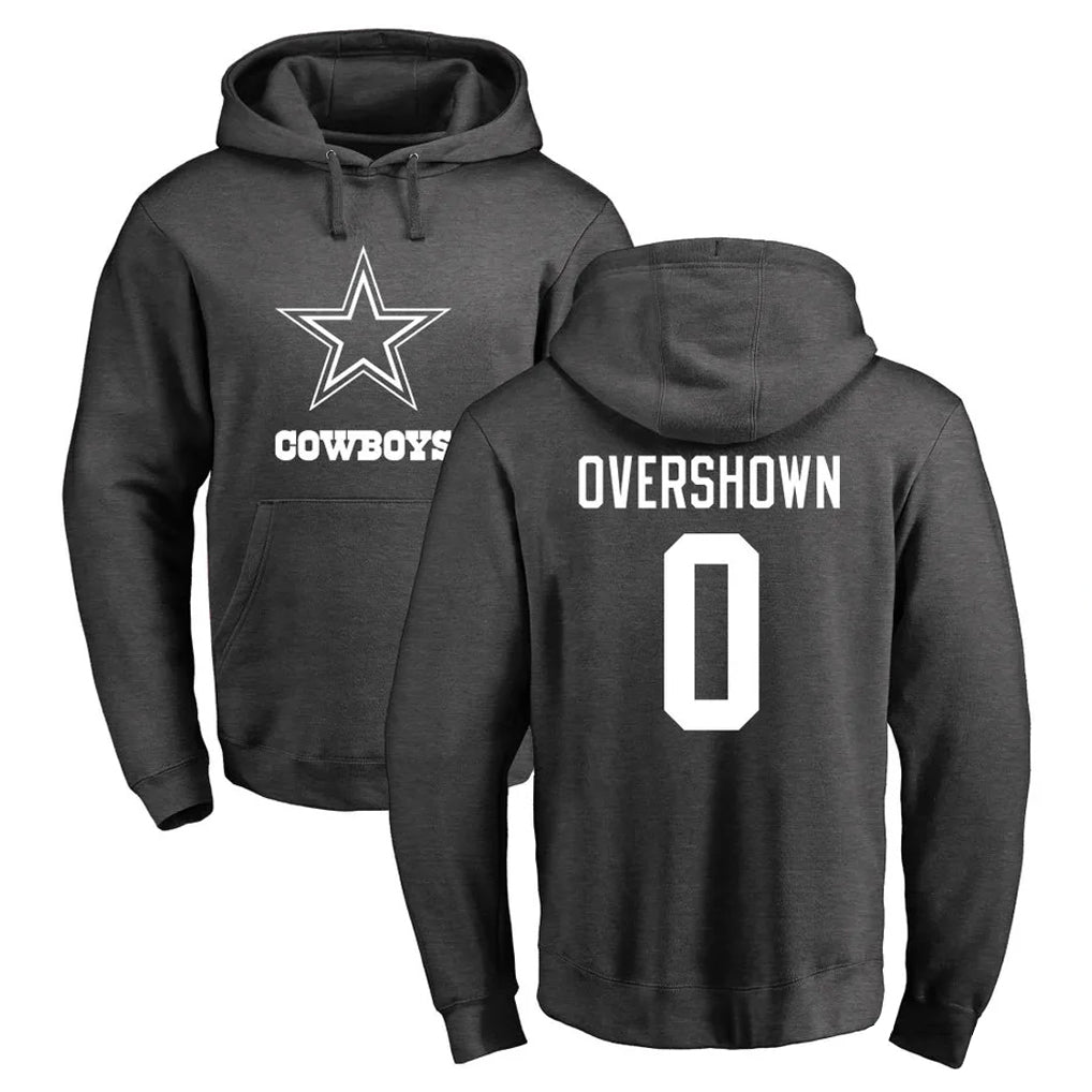 Friene D.Cowboys #0 DeMarvion Overshown Player Ash One Color Pullover Hoodie Limited Stitched Jerseys