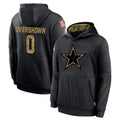 Friene D.Cowboys #0 DeMarvion Overshown Player Black Salute to Service Pullover Hoodies Limited Stitched Jerseys