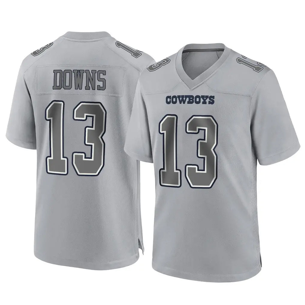 Friene D.Cowboys #13 Caleb Downs Player Gray Atmosphere Fashion Home Game Stitched Jerseys