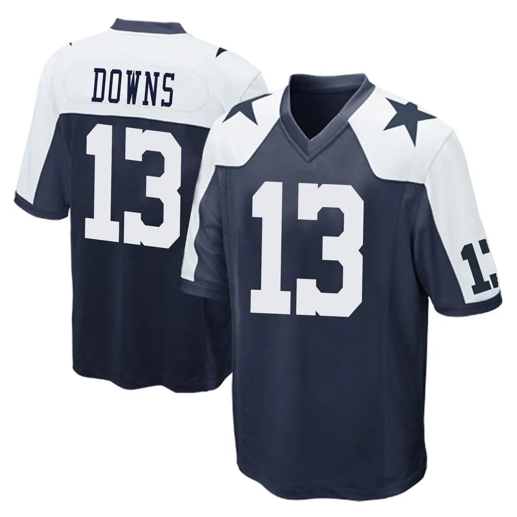 Friene D.Cowboys #13 Caleb Downs Player Navy-White Alternate Home Game Stitched Jerseys