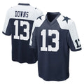 Friene D.Cowboys #13 Caleb Downs Player Navy-White Alternate Home Game Stitched Jerseys