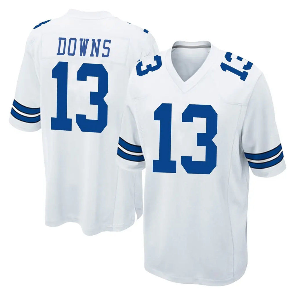Friene D.Cowboys #13 Caleb Downs Player White Home Game Stitched Jerseys