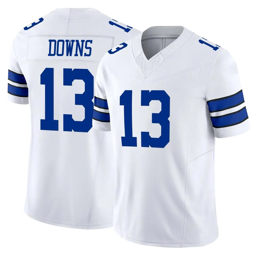 Friene D.Cowboys #13 Caleb Downs Player White Limited Vapor F.U.S.E. Home Game Stitched Jerseys