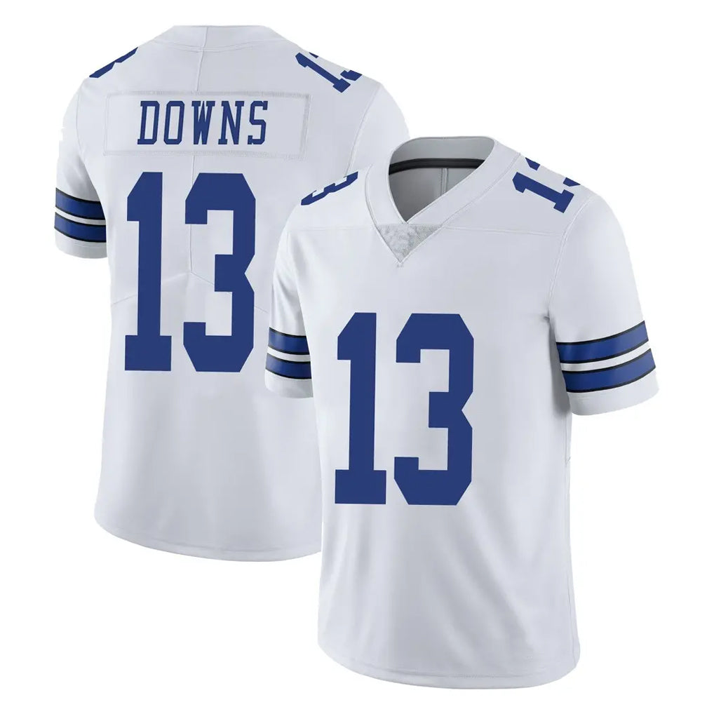 Friene D.Cowboys #13 Caleb Downs Player White Vapor Untouchable Limited Home Game Stitched Jerseys