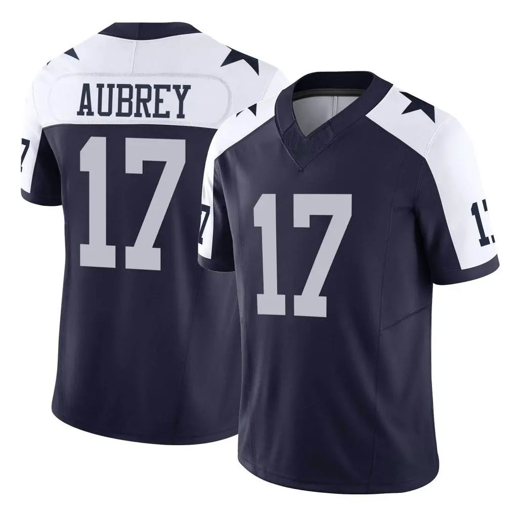 Friene D.Cowboys #17 Brandon Aubrey Player Navy-White Limited Alternate Vapor F.U.S.E. Home Game Stitched Jerseys