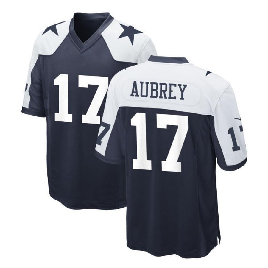 Friene D.Cowboys #17 Brandon Aubrey Player Navy Alternate Game Stitched Jerseys