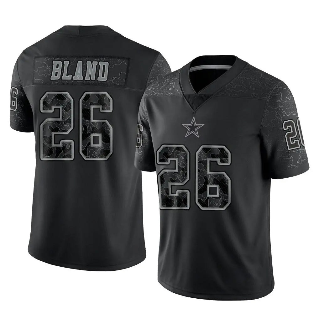 Friene D.Cowboys #26 DaRon Bland Player Black Limited Reflective Home Game Stitched Jerseys