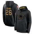 Friene D.Cowboys #26 DaRon Bland Player Black Salute to Service Pullover Hoodies Limited Stitched Jerseys