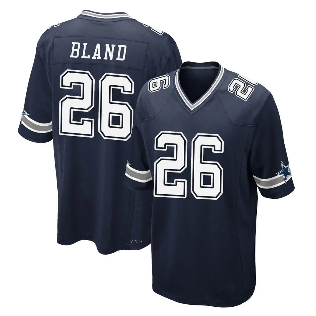 Friene D.Cowboys #26 DaRon Bland Player Navy Home Game Stitched Jerseys