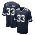 Friene D.Cowboys #33 Javonte Williams Player Navy Home Game Stitched Jerseys