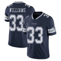 Friene D.Cowboys #33 Javonte Williams Player Navy Vapor Untouchable Limited Home Game Stitched Jerseys