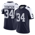 Friene D.Cowboys #34 Jalen Thompson Player Navy-White Limited Alternate Vapor F.U.S.E. Home Game Stitched Jerseys