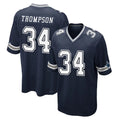 Friene D.Cowboys #34 Jalen Thompson Player Navy Home Game Stitched Jerseys
