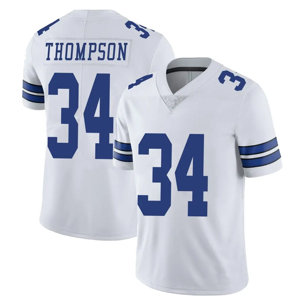 Friene D.Cowboys #34 Jalen Thompson Player White Vapor Untouchable Limited Home Game Stitched Jerseys