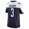 Friene D.Cowboys #3 George Pickens Player Navy Throwback Stitched Jerseys