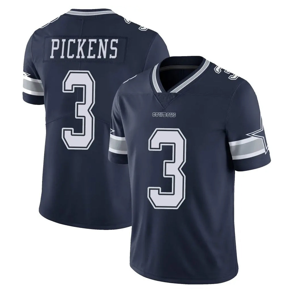 Friene D.Cowboys #3 George Pickens Player Navy Vapor Untouchable Limited Home Game Stitched Jerseys