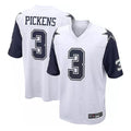 Friene D.Cowboys #3 George Pickens Player White-Navy Home Game Stitched Jerseys