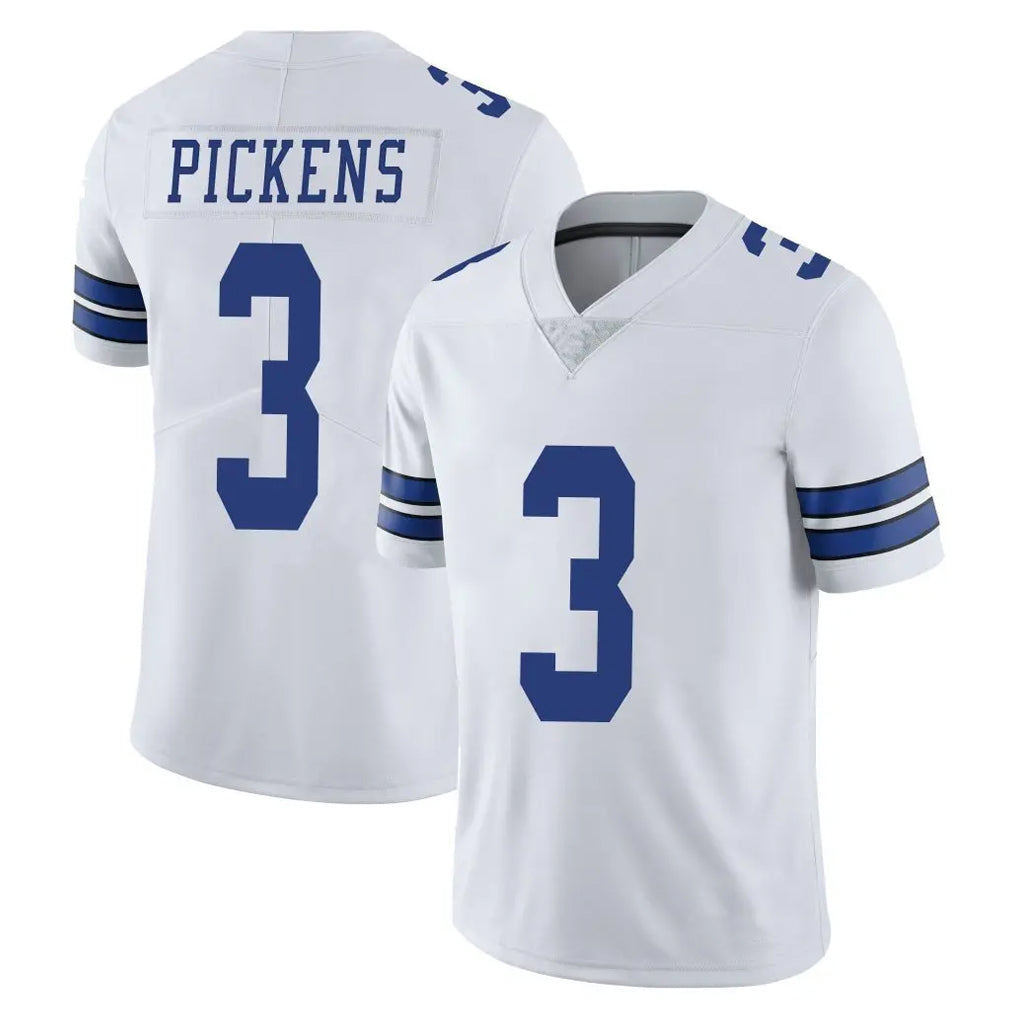 Friene D.Cowboys #3 George Pickens Player White Vapor Untouchable Limited Home Game Stitched Jerseys