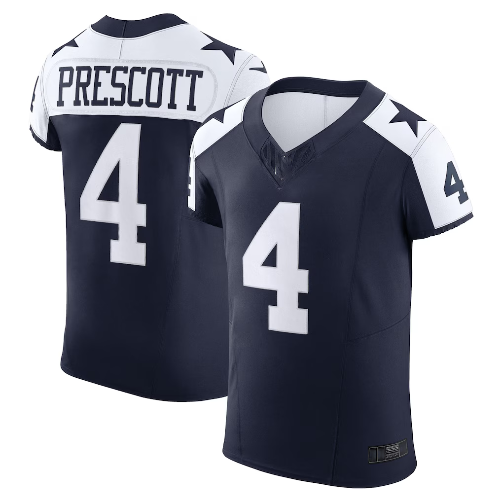Friene D.Cowboys #4 Dak Prescott Navy Alternate Vapor F.U.S.E. Elite Stitched Jerseys