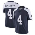 Friene D.Cowboys #4 Dak Prescott Player Navy-White Limited Alternate Vapor Untouchable Home Game Stitched Jerseys