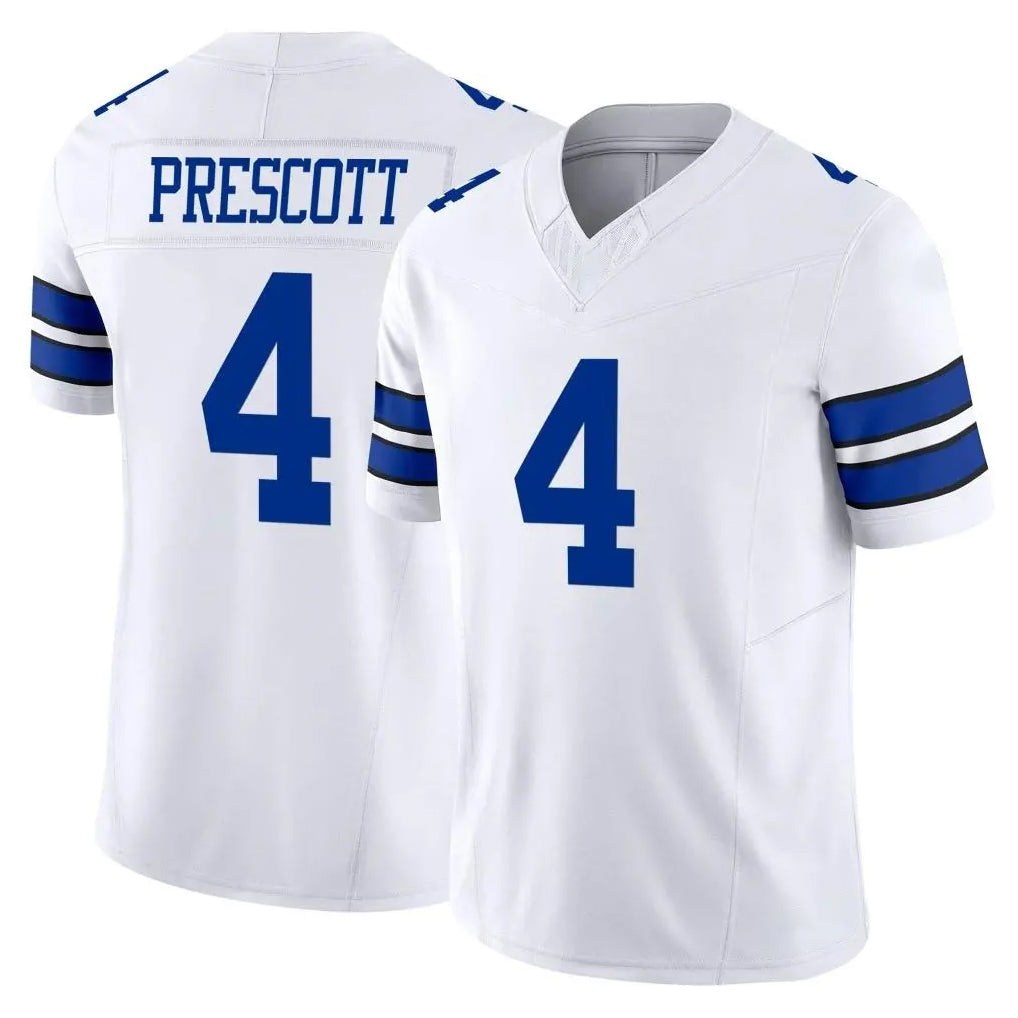 Friene D.Cowboys #4 Dak Prescott Player White Limited Vapor F.U.S.E. Home Game Stitched Jerseys