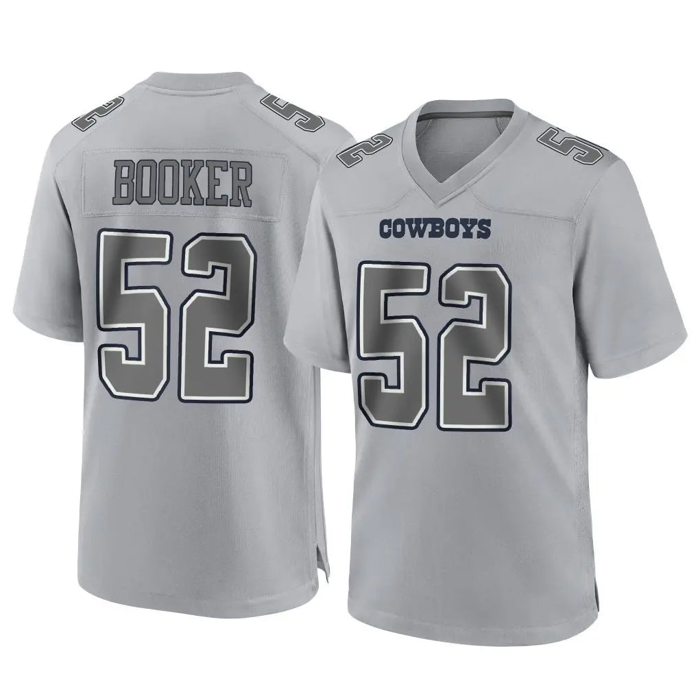 Friene D.Cowboys #52 Tyler Booker Player Gray Atmosphere Fashion Home Game Stitched Jerseys