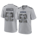 Friene D.Cowboys #52 Tyler Booker Player Gray Atmosphere Fashion Home Game Stitched Jerseys