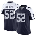 Friene D.Cowboys #52 Tyler Booker Player Navy-White Limited Alternate Vapor F.U.S.E. Home Game Stitched Jerseys