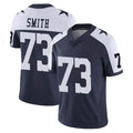 Friene D.Cowboys #73 Tyler Smith Player Navy-White Limited Alternate Vapor Untouchable Home Game Stitched Jerseys