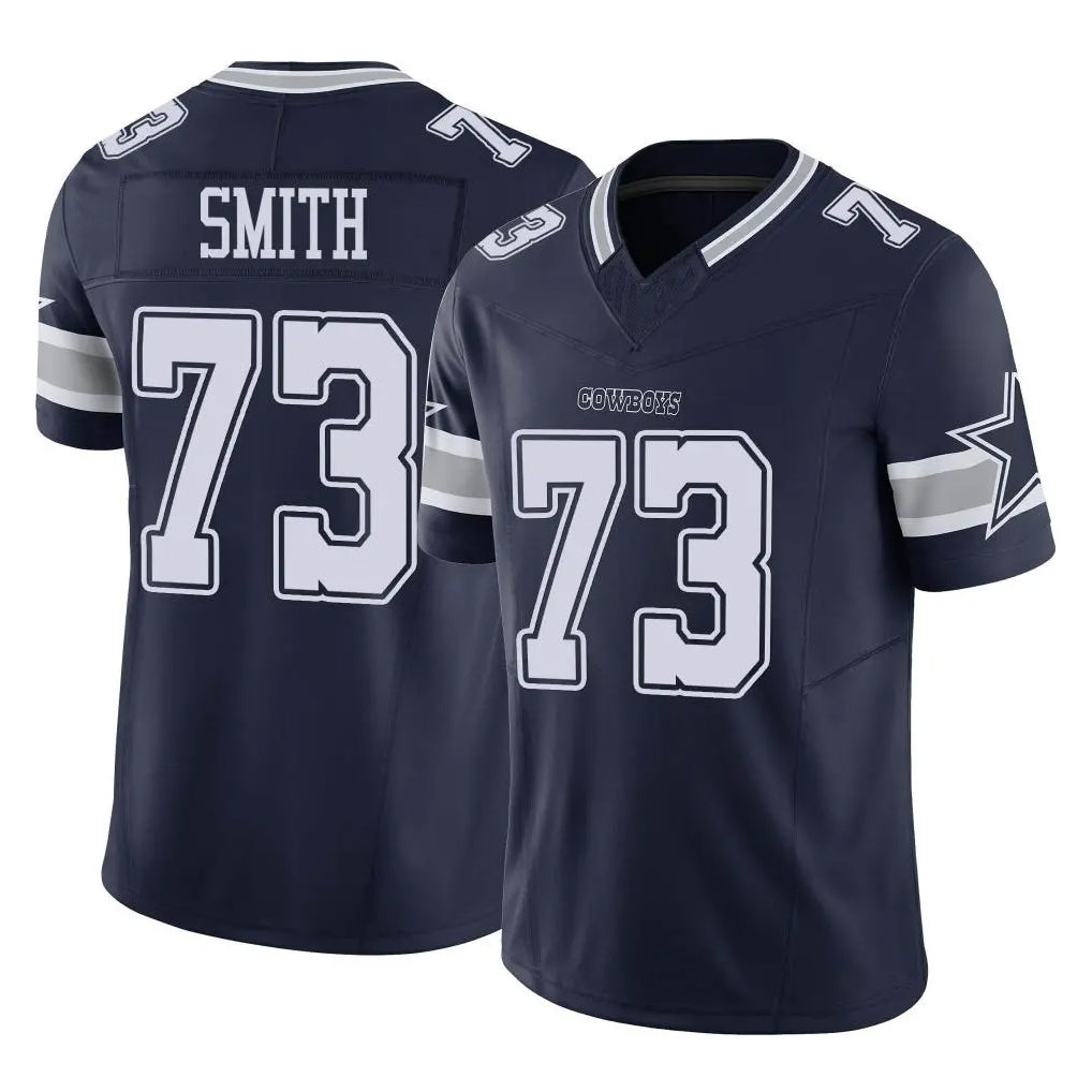 Friene D.Cowboys #73 Tyler Smith Player Navy Limited Vapor F.U.S.E. Home Game Stitched Jerseys