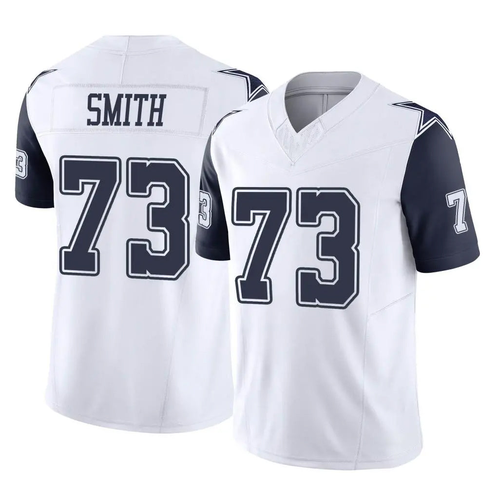 Friene D.Cowboys #73 Tyler Smith Player White-Navy Limited Vapor F.U.S.E. Home Game Stitched Jerseys