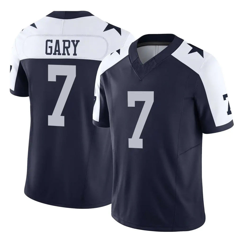 Friene D.Cowboys #7 Rashan Gary Player Navy-White Limited Alternate Vapor F.U.S.E. Home Game Stitched Jerseys