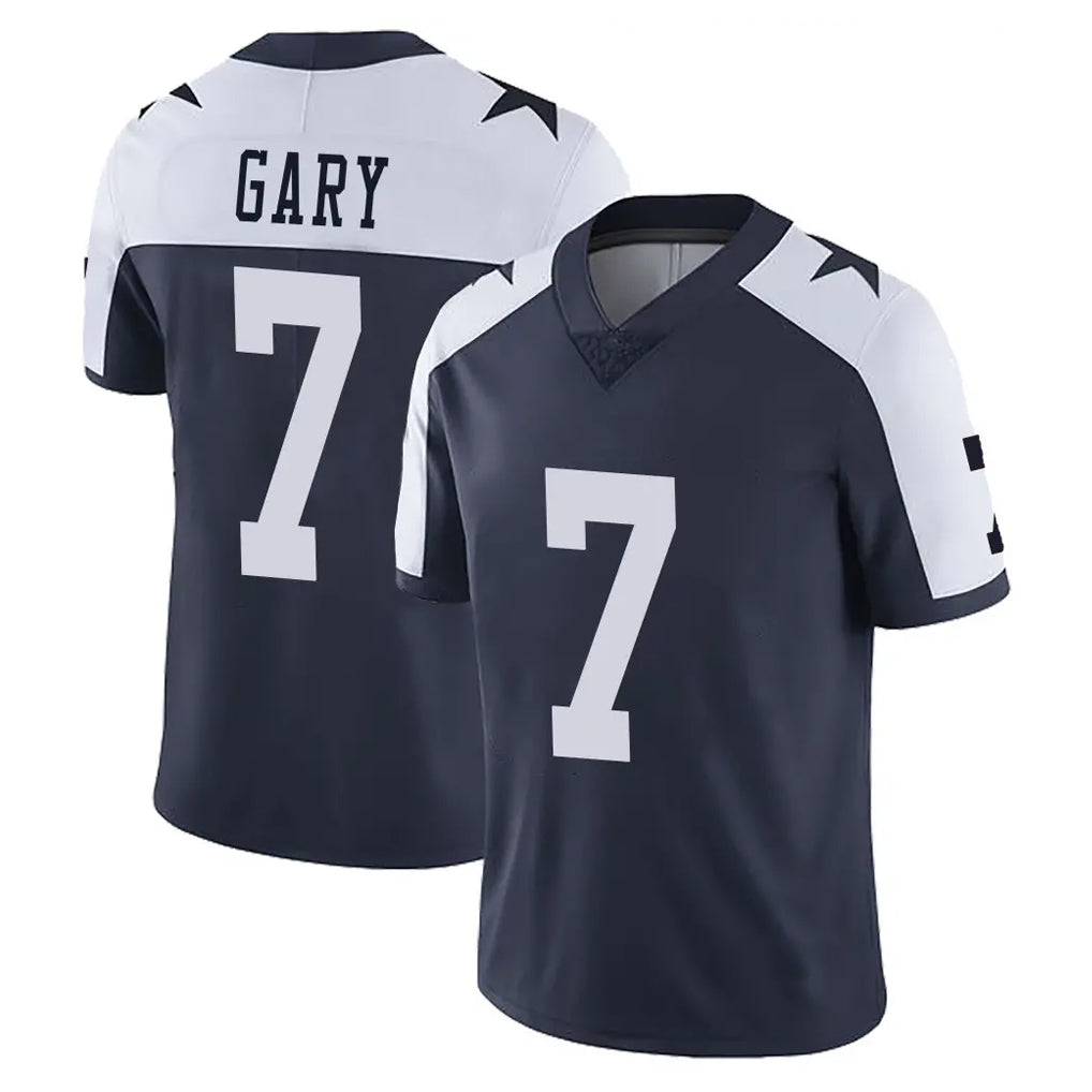 Friene D.Cowboys #7 Rashan Gary Player Navy-White Limited Alternate Vapor Untouchable Home Game Stitched Jerseys