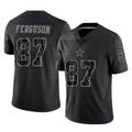 Friene D.Cowboys #87 Jake Ferguson Player Black Limited Reflective Home Game Stitched Jerseys