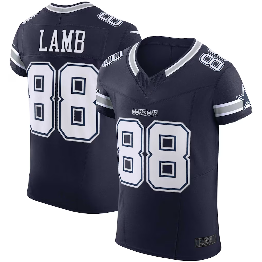 Friene D.Cowboys #88 CeeDee Lamb Navy Team Vapor F.U.S.E. Elite Stitched Jerseys
