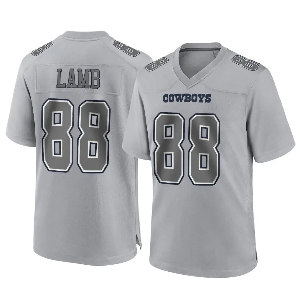 Friene D.Cowboys #88 CeeDee Lamb Player Gray Atmosphere Fashion Home Game Stitched Jerseys