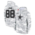Friene D.Cowboys #88 CeeDee Lamb Player Salute to Service Hoodies Game Stitched Jerseys