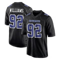 Friene D.Cowboys #92 Quinnen Williams Player Carbon Black Fashion Home Game Stitched Jerseys