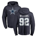Friene D.Cowboys #92 Quinnen Williams Player Navy Pullover Hoodies Limited Stitched Jerseys