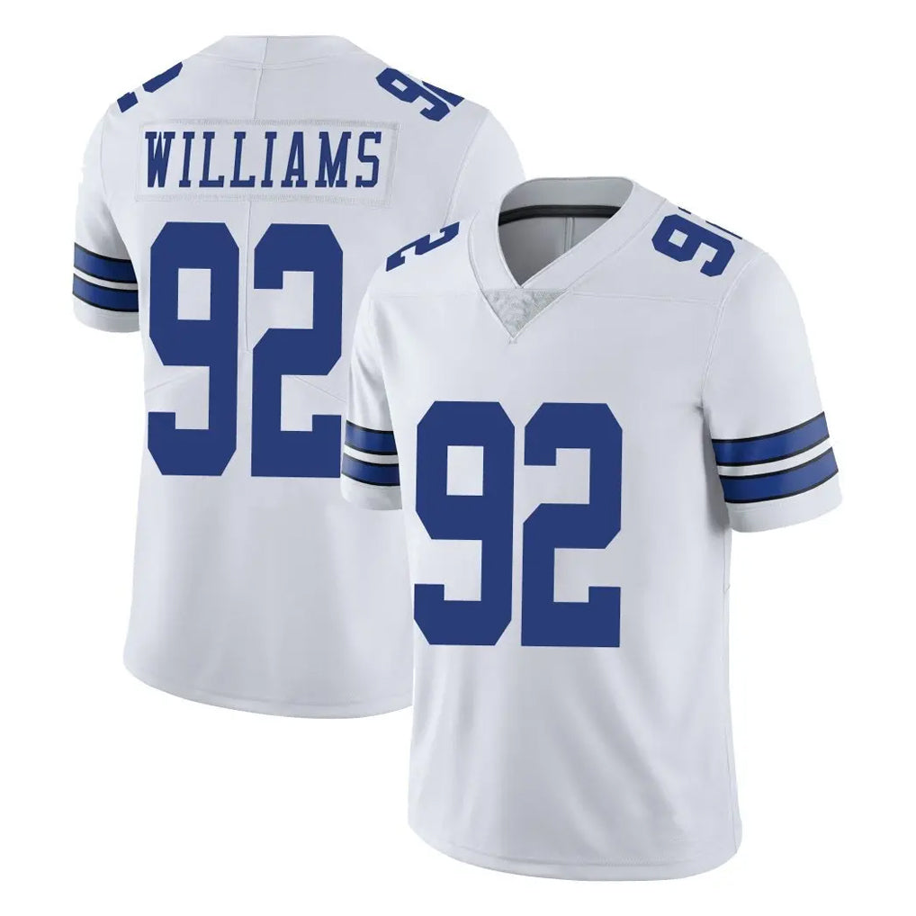 Friene D.Cowboys #92 Quinnen Williams Player White Vapor Untouchable Limited Home Game Stitched Jerseys