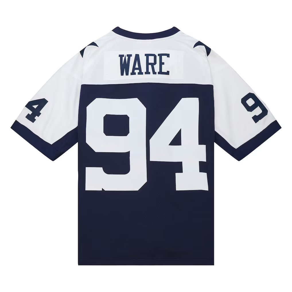 Friene D.Cowboys #94 DeMarcus Ware Mitchell & Ness Navy 2011 Alternate Legacy Replica JerseyReplica Stitched Jerseys