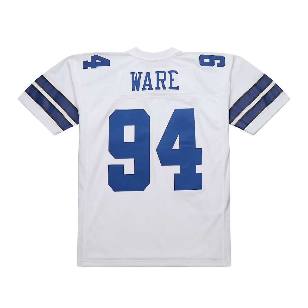 Friene D.Cowboys #94 DeMarcus Ware Mitchell & Ness White 2005 Legacy Replica Puhic Game Stitched Jerseys