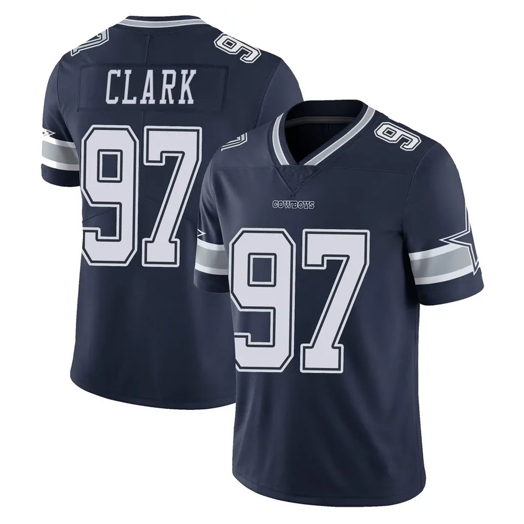 Friene D.Cowboys #97 Kenny Clark Player Navy Vapor Untouchable Limited Home Game Stitched Jerseys